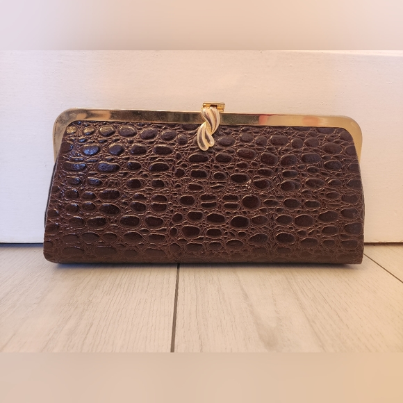 Handbags - 🤎 Vintage 80's Brown Crossbody/Clutch 🤎